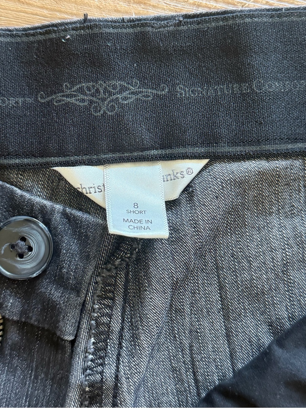 Christopher & Banks Black Women's Straight Dress Pants